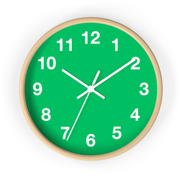 Modern Green Wall Clock