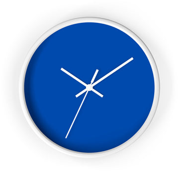 Modern Blue Wall Clock