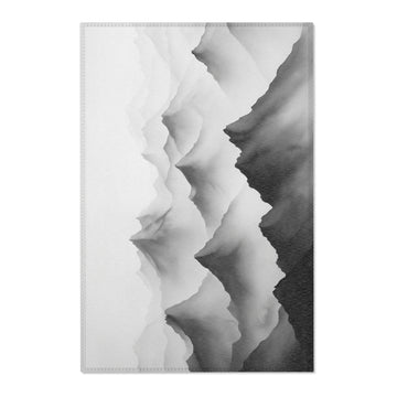 Abstract Monochrome Area Rug