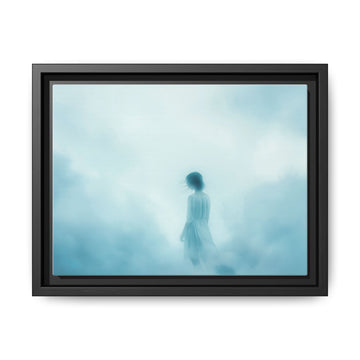 Dreamy Blue Matte Canvas Print