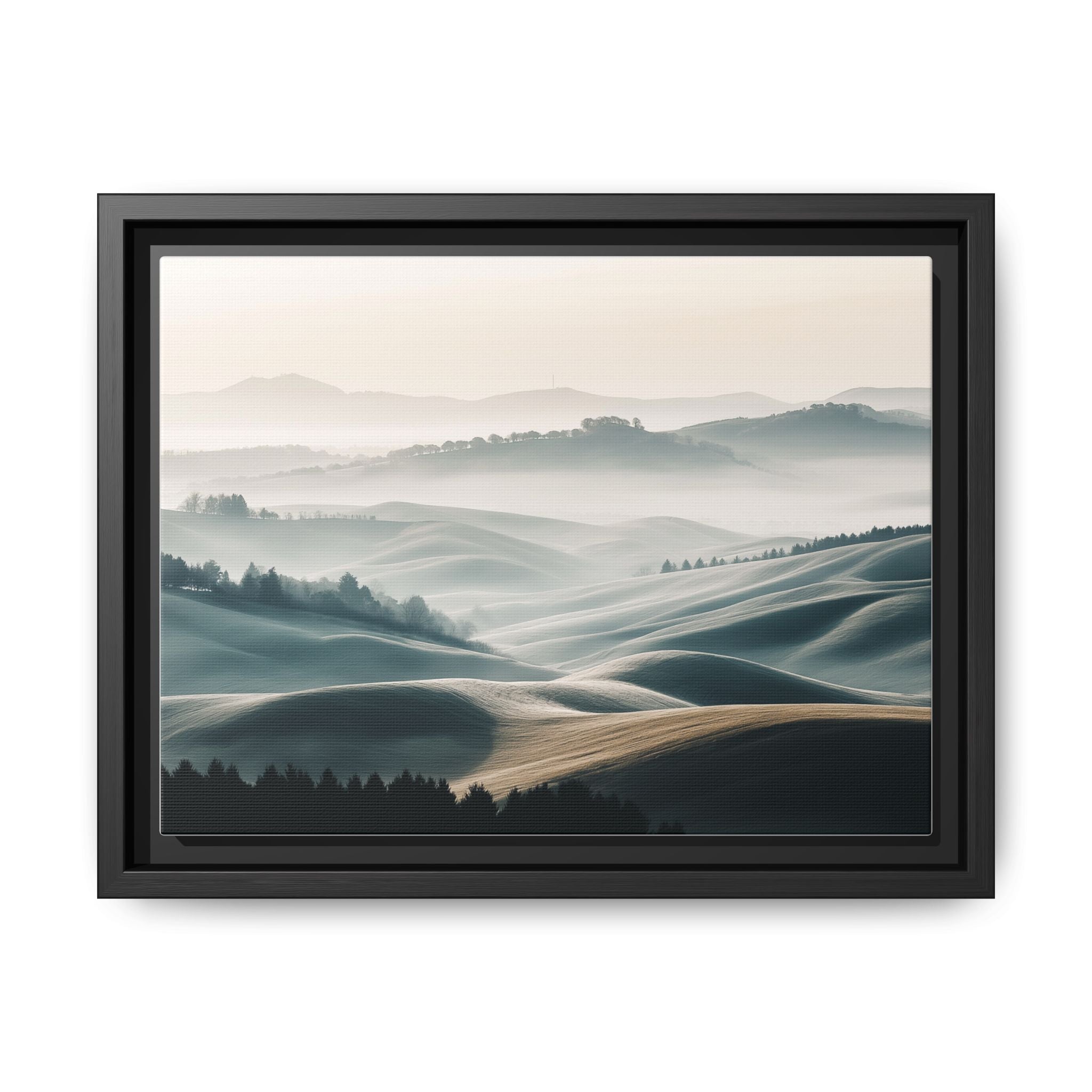 Framed Matte Canvas Landscape Wall Art