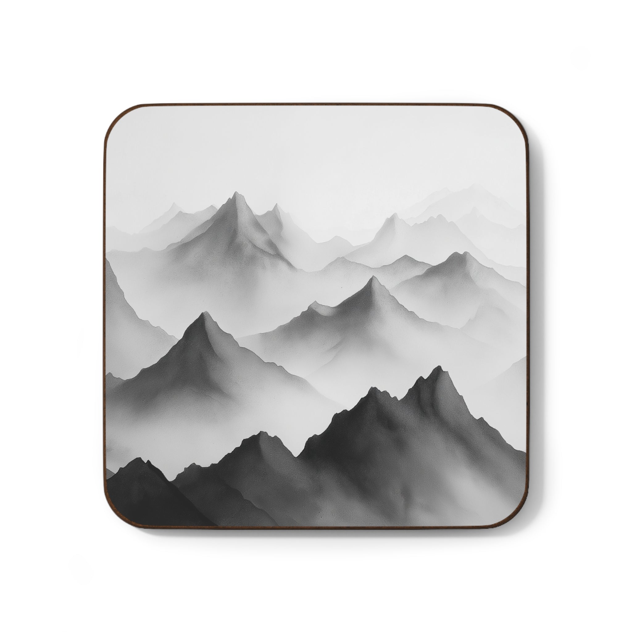 Mountain Landscape Hardboard Coaster