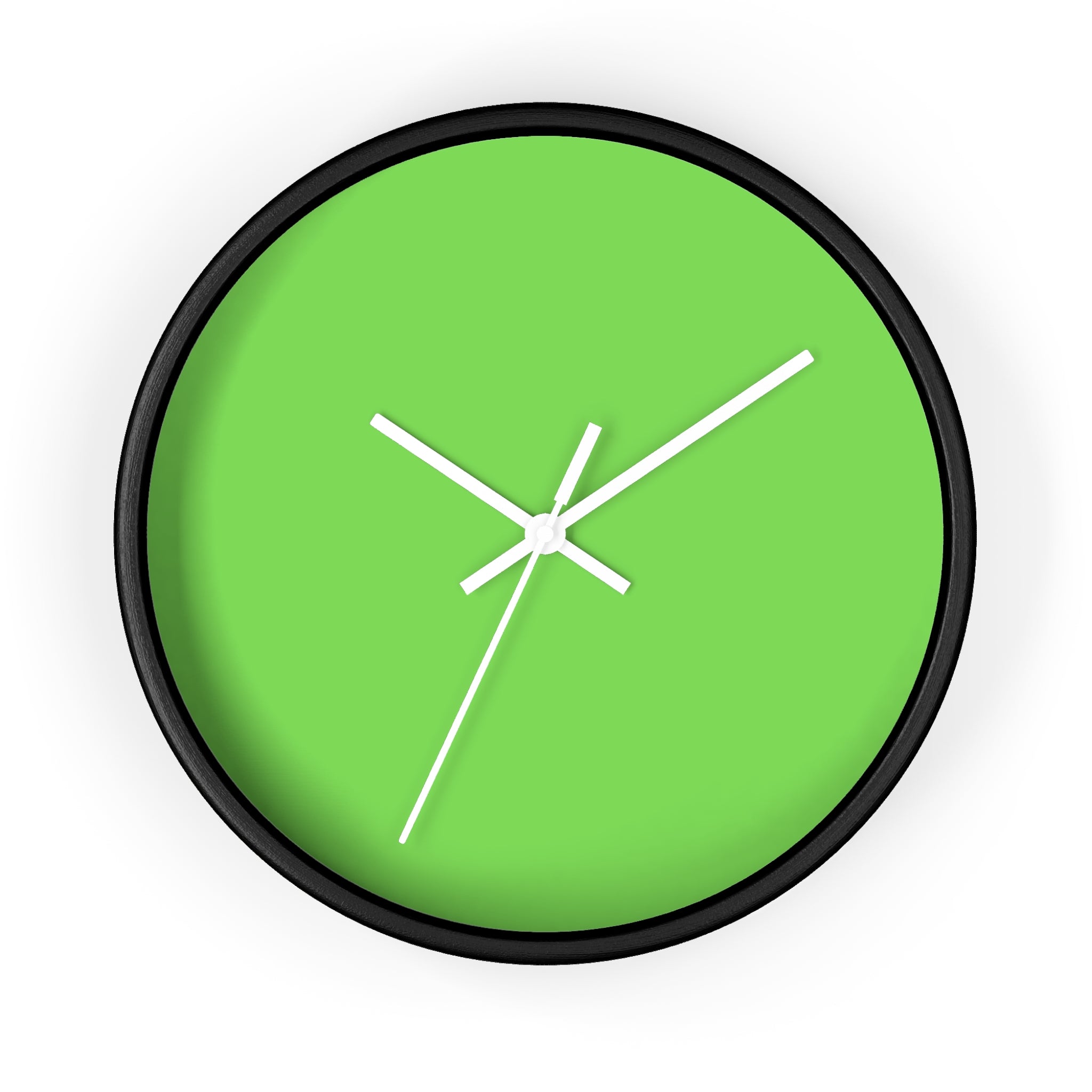 Modern Minimalist Green Wall Clock