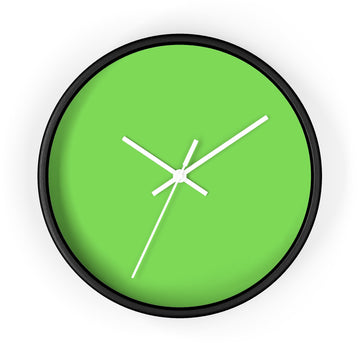 Modern Minimalist Green Wall Clock