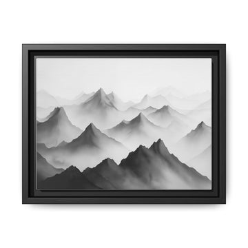 Elegant Mountain Landscape Canvas Print